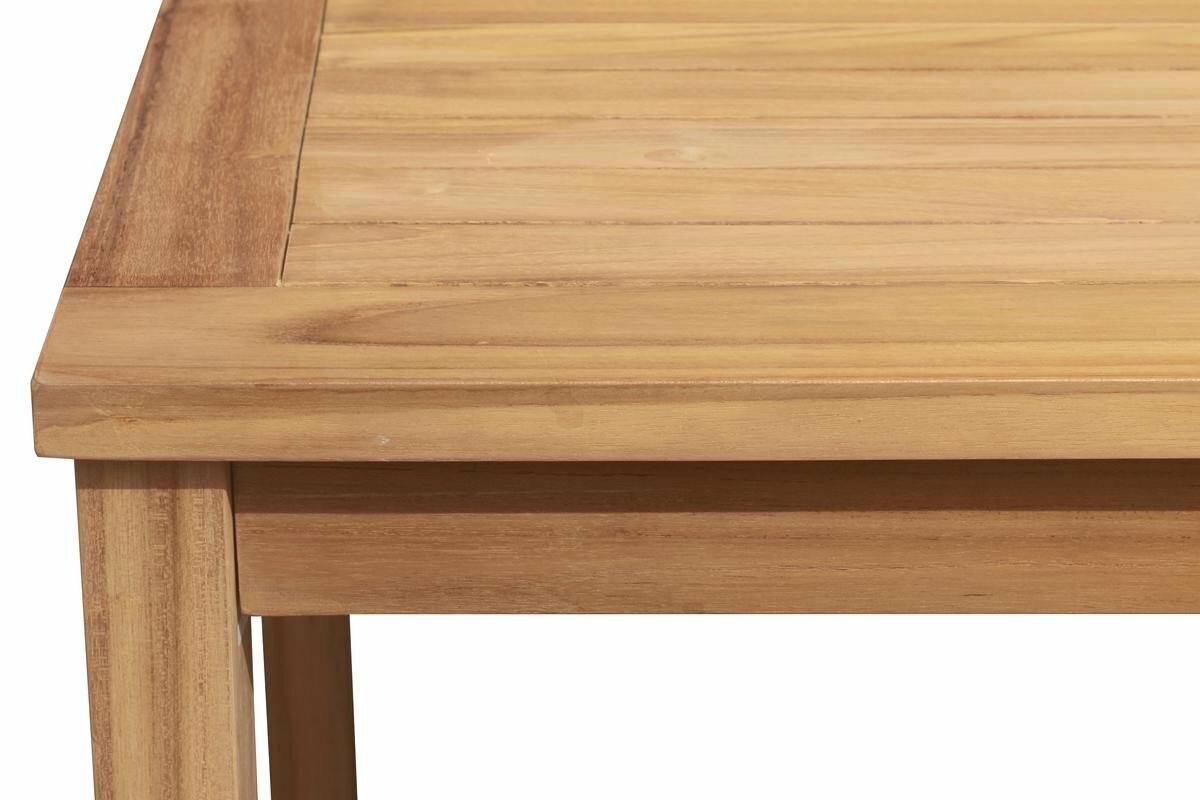 Teak Tuintafel | 140x60x75 | Balkontafel Teakhout - DEVI-ST014