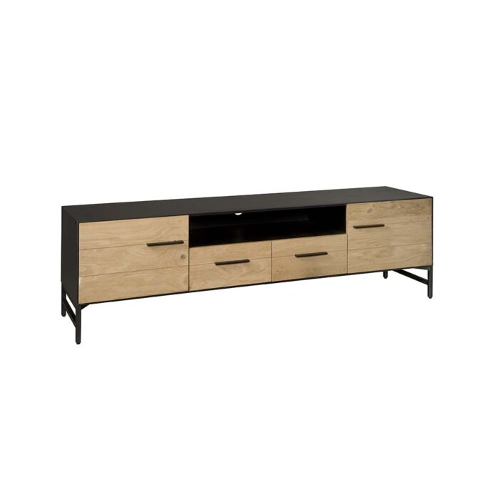 Lido TV meubel 190 x 55 x 45 (h) cm | Twee Deuren en Twee Laden