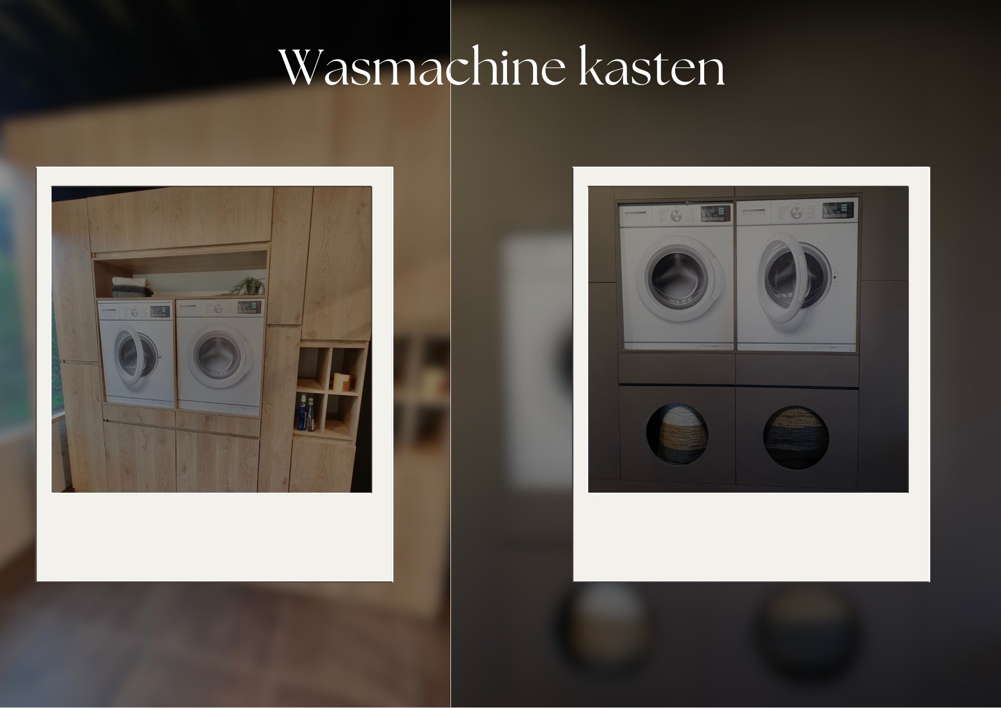 Wasmachine Kasten